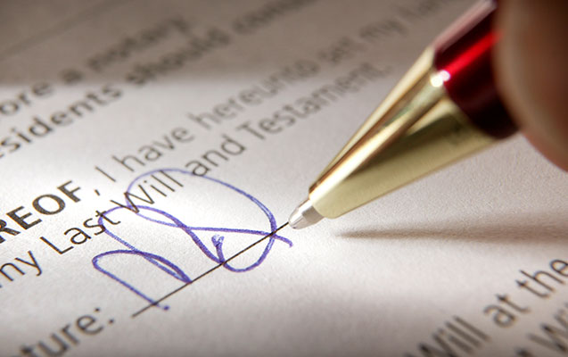 gavel, document, and money